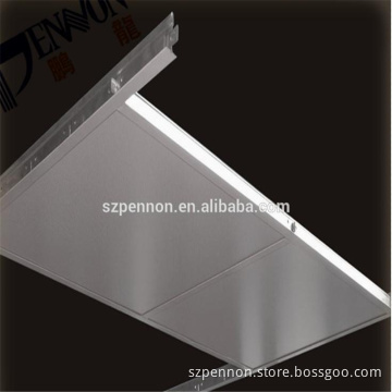 Lay-on Square Angle Suspension Aluminum Square Ceiling False Tiles
